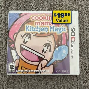 NINTENDO 3DS COOKING MAMA 4 KITCHEN MAGIC (SEALED IN BOX)